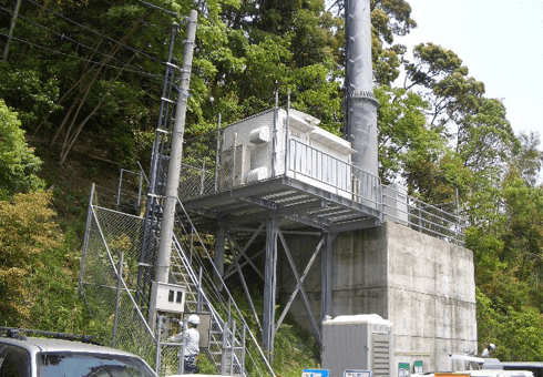 携帯電話基地局工事