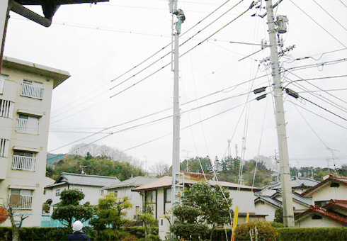 携帯電話基地局工事